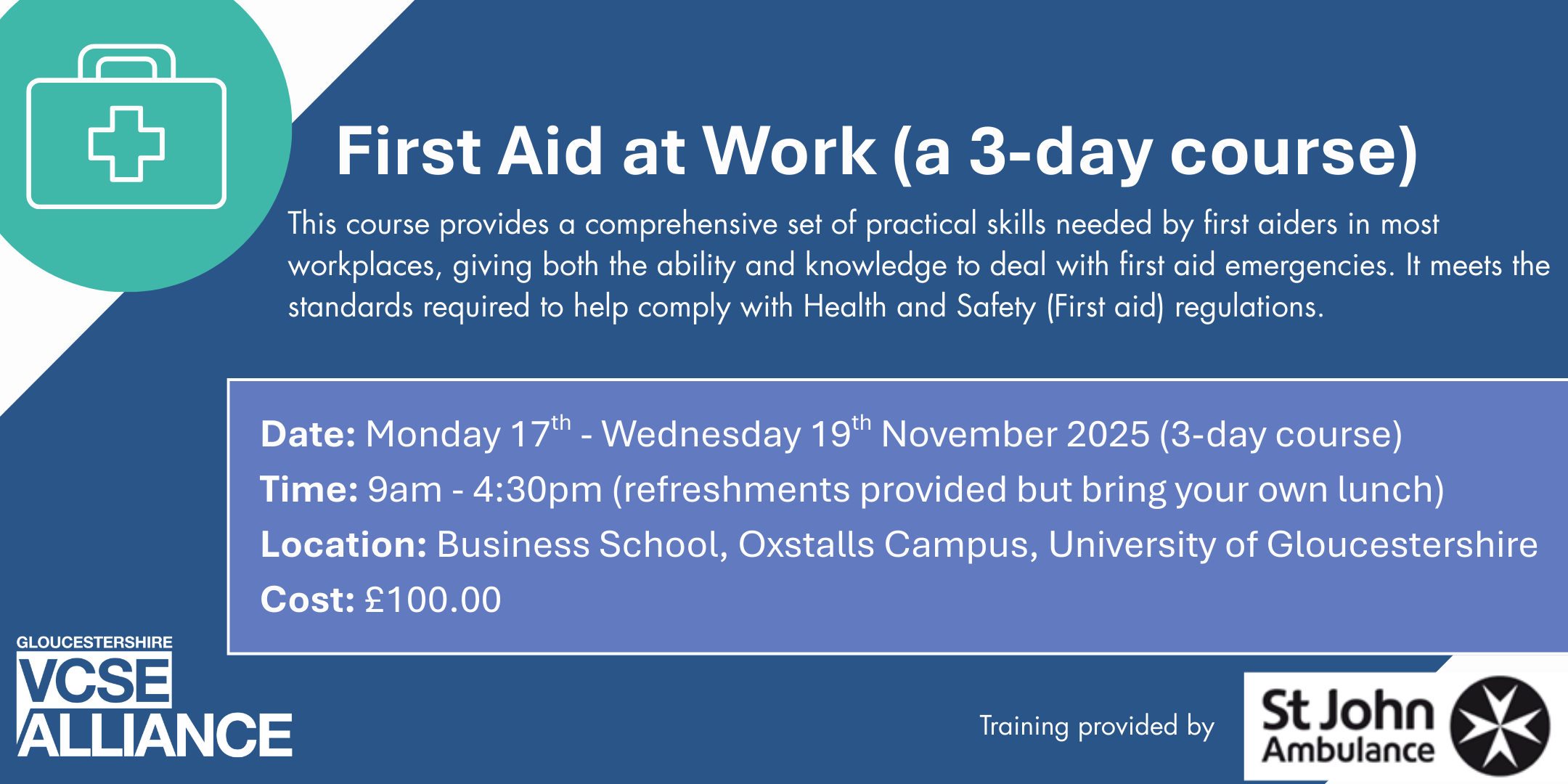 First Aid at Work banner