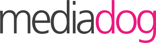 mediadog logo whitetext