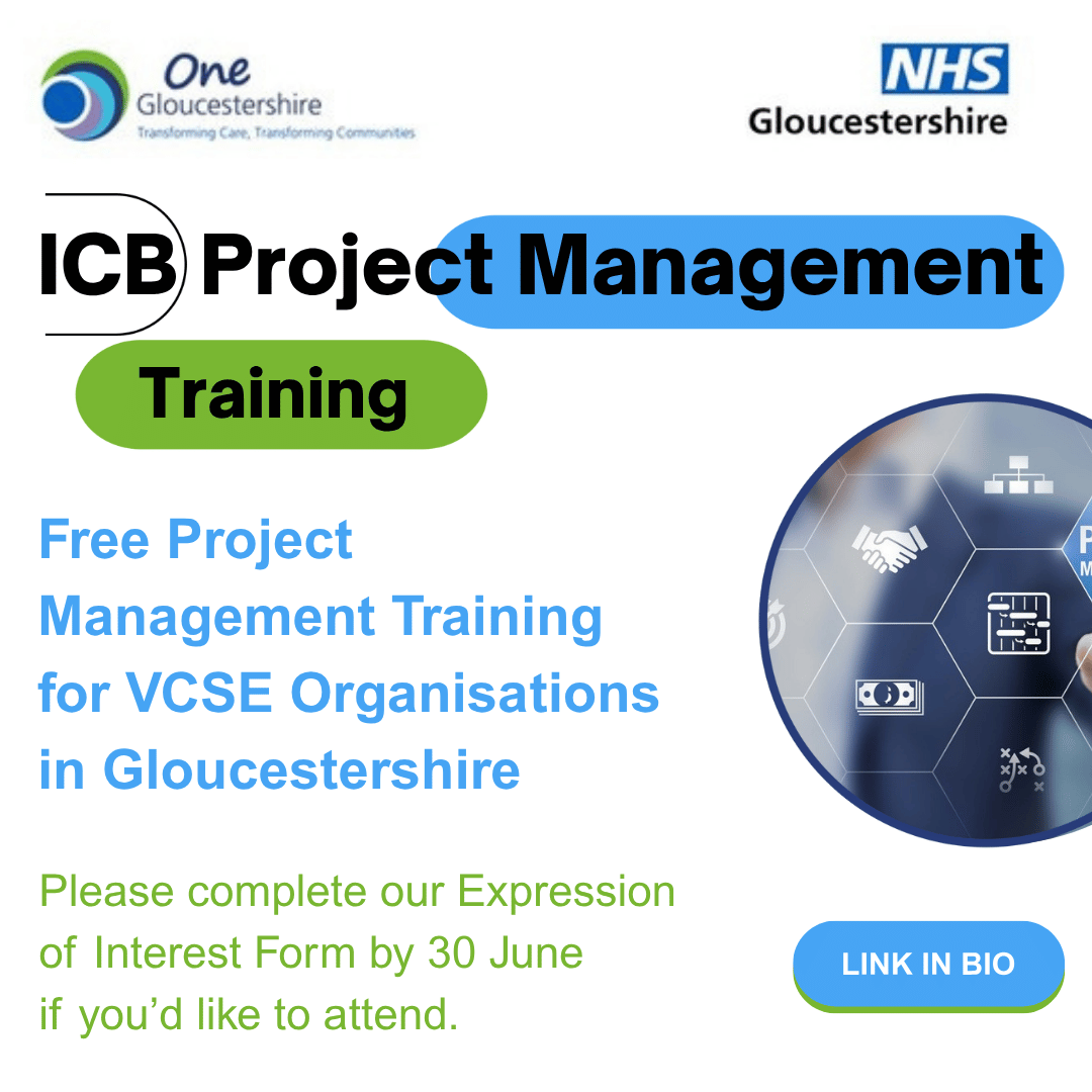 Free Project Management training for VCSE organisations in Gloucestershire
